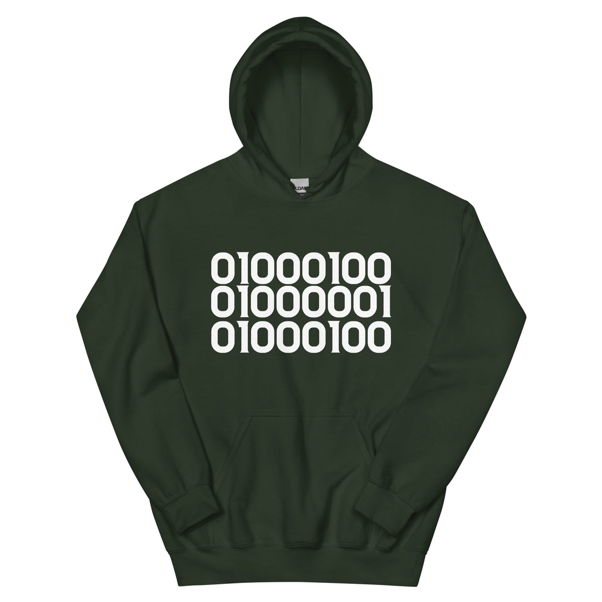DAD in Binary Unisex Hoodie