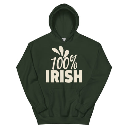 100% Irish Unisex Hoodie