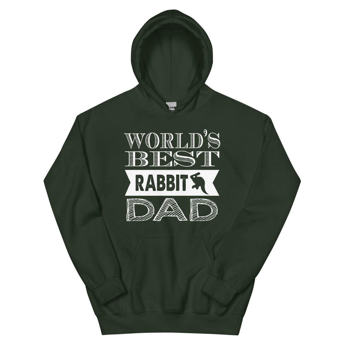 World's Best Rabbit Dad Unisex Hoodie