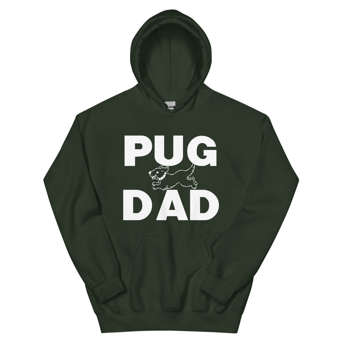 Pug Dad Unisex Hoodie