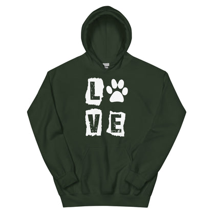 Love Paw Unisex Hoodie