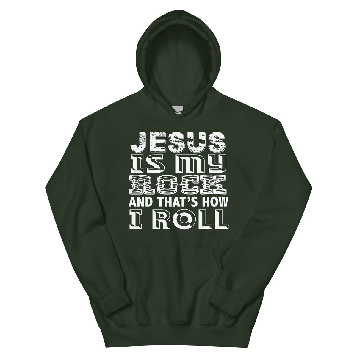 Jesus Is My Rock and That's How I Roll Unisex Hoodie