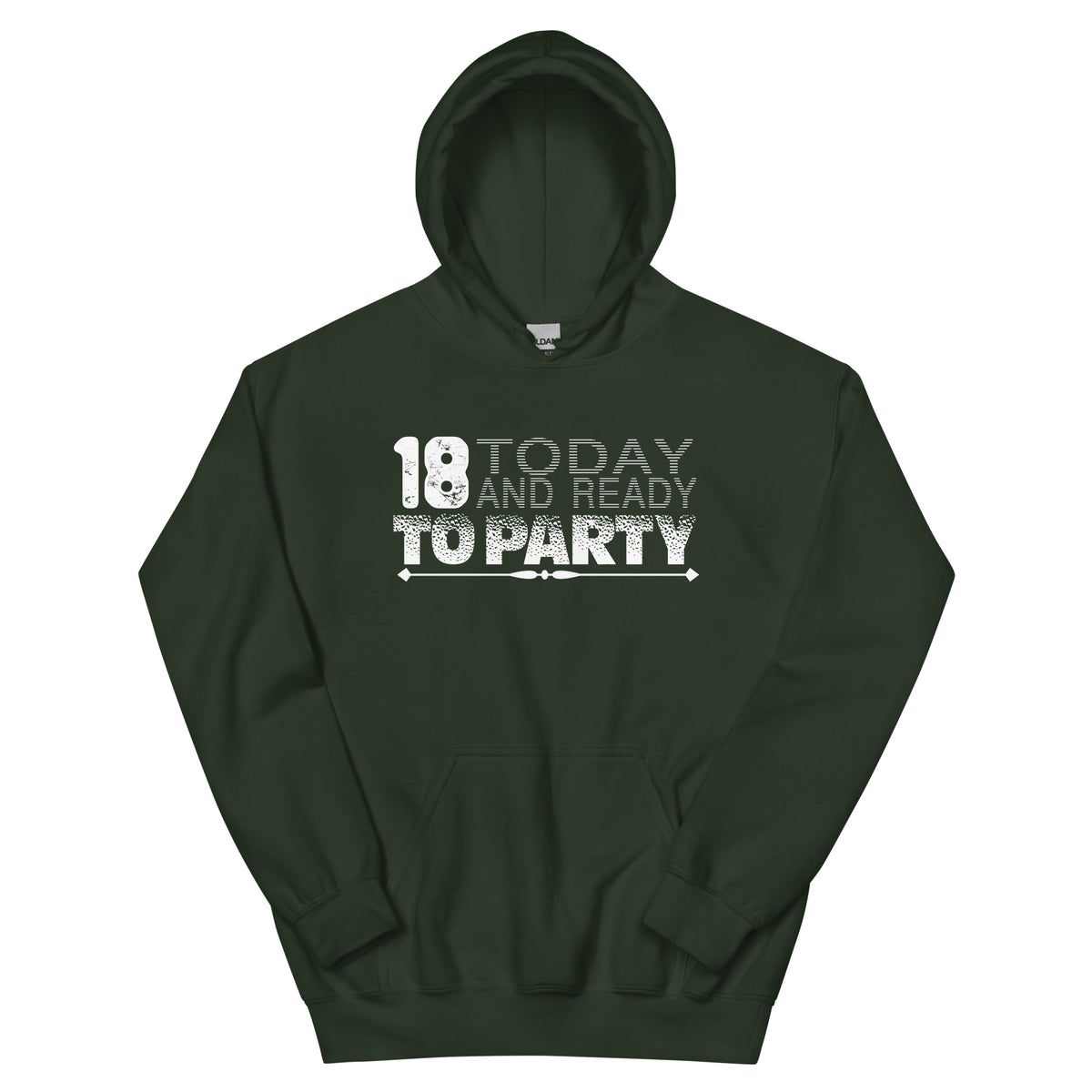 18 Today and Ready to Party Unisex Hoodie