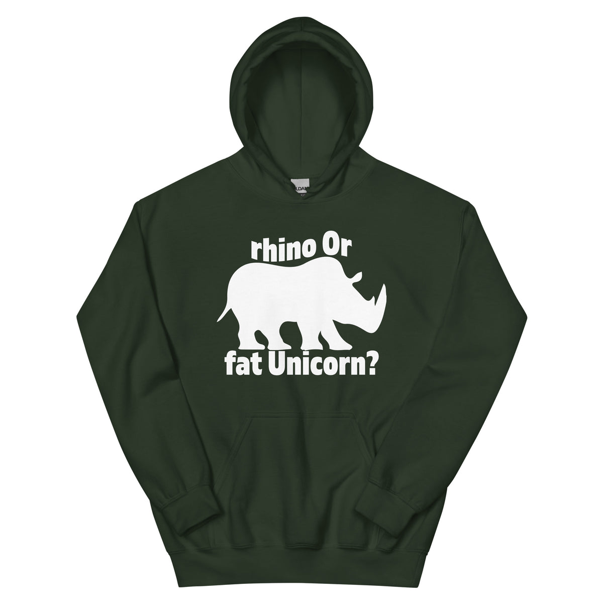 Rhino or Fat Unicorn? Unisex Hoodie