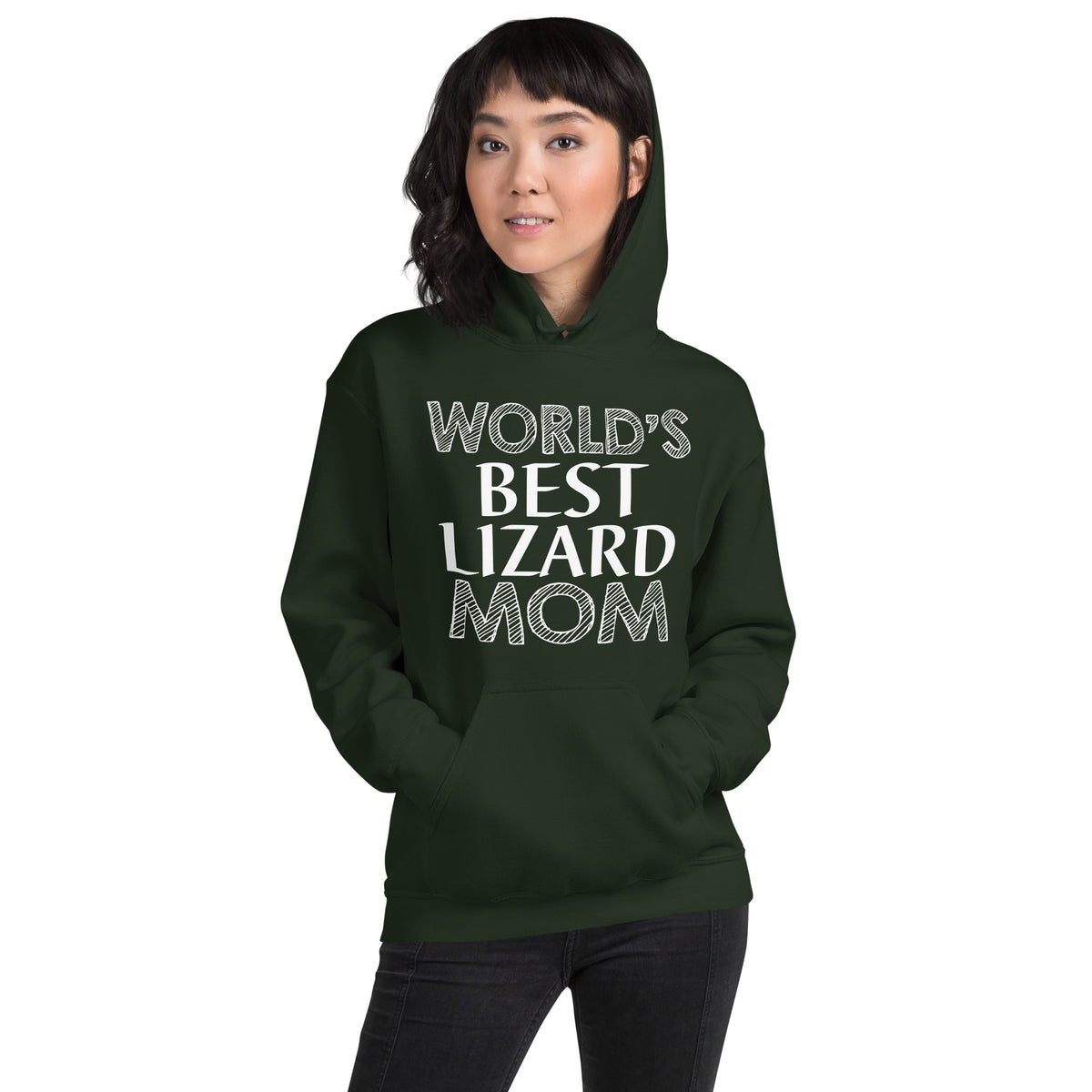 World's Best Lizard Mom Unisex Hoodie