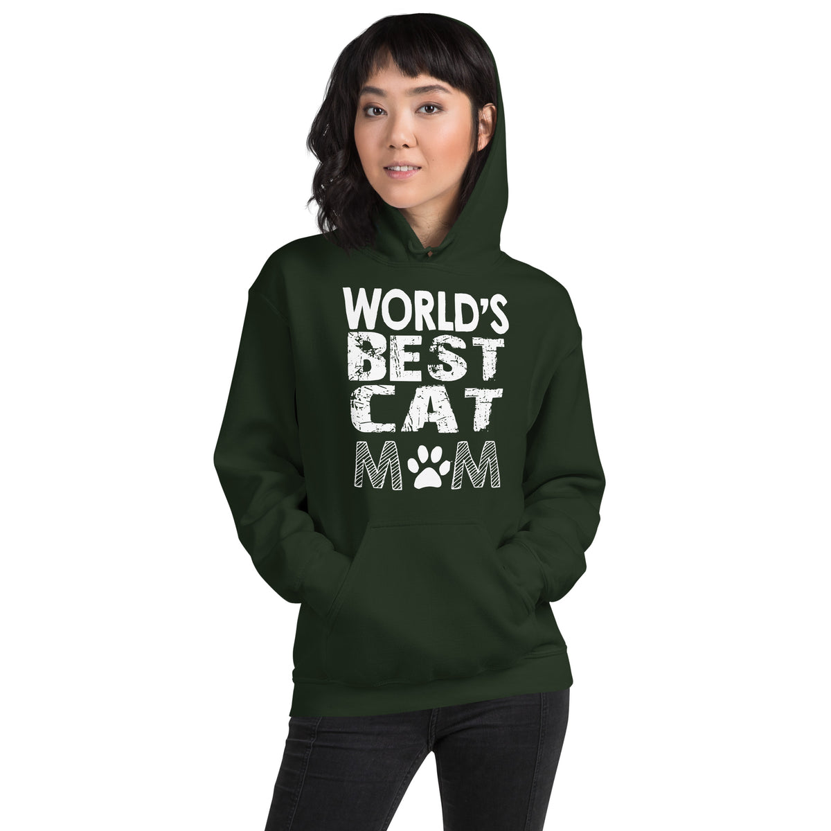 World's Best Cat Mom Unisex Hoodie