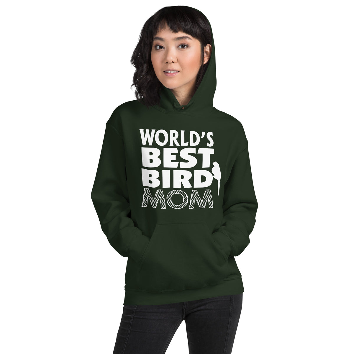World's Best Bird Mom Unisex Hoodie