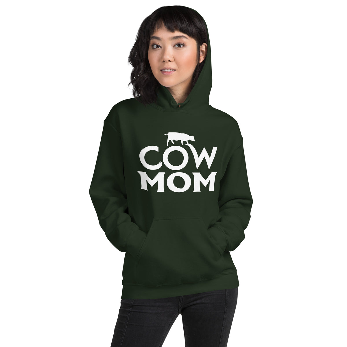 Cow Mom Unisex Hoodie