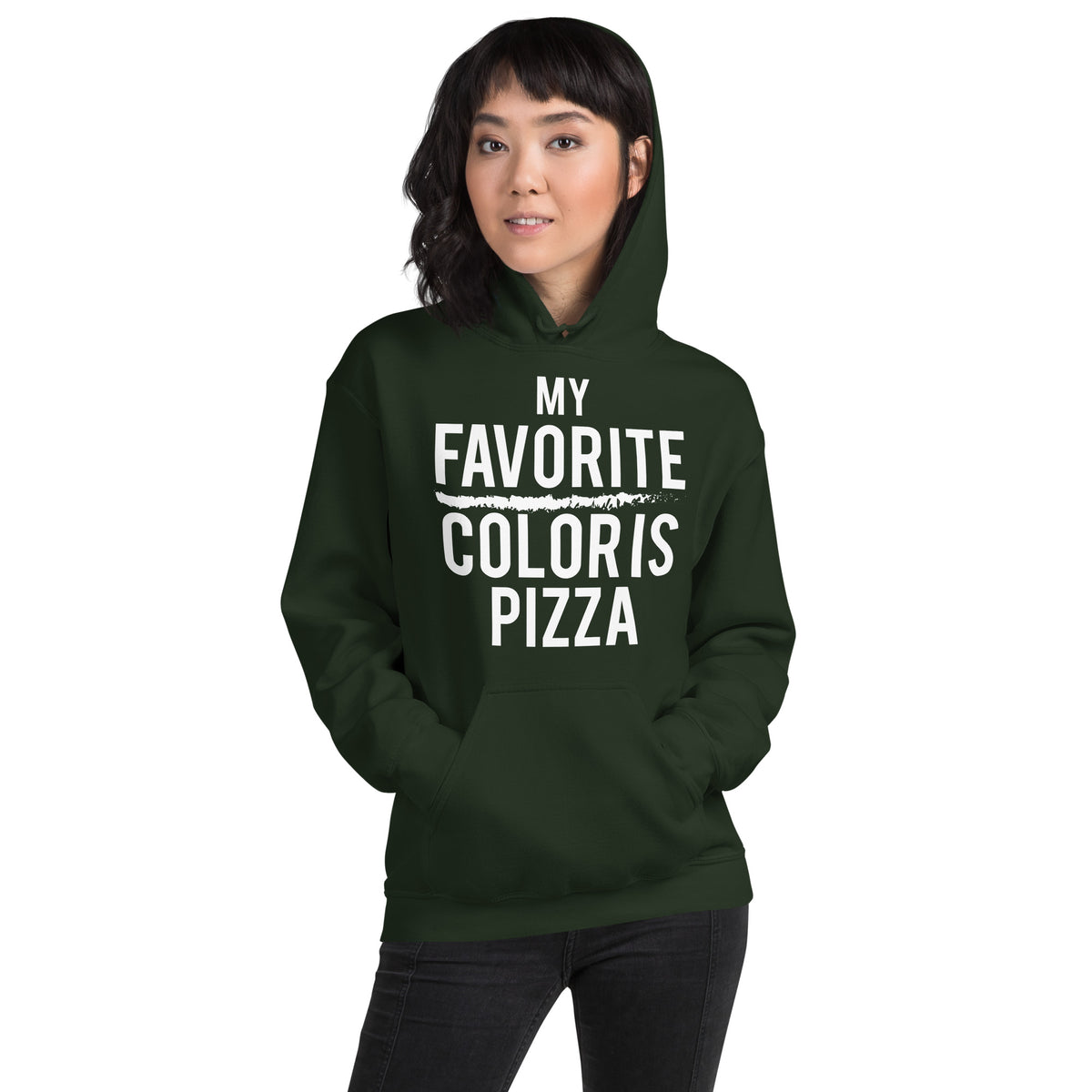 My Favorite Color Is Pizza Unisex Hoodie