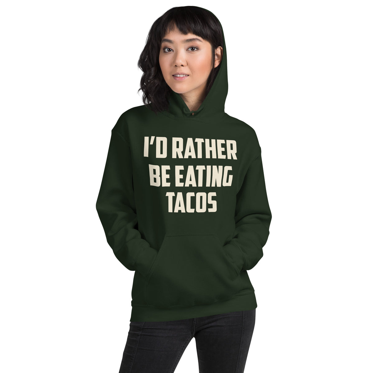I'd Rather Be Eating Tacos Unisex Hoodie