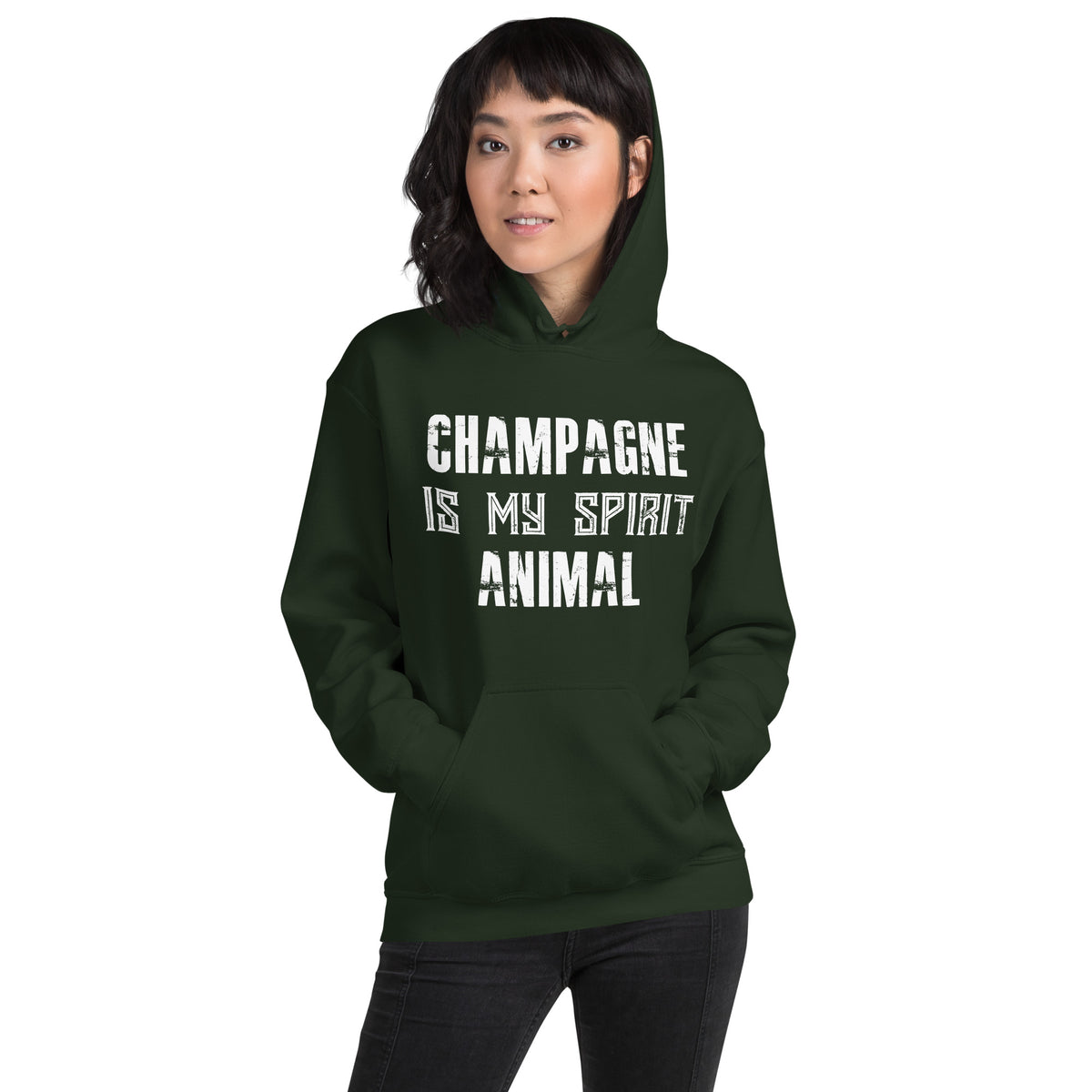 Champagne Is My Spirit Animal Unisex Hoodie
