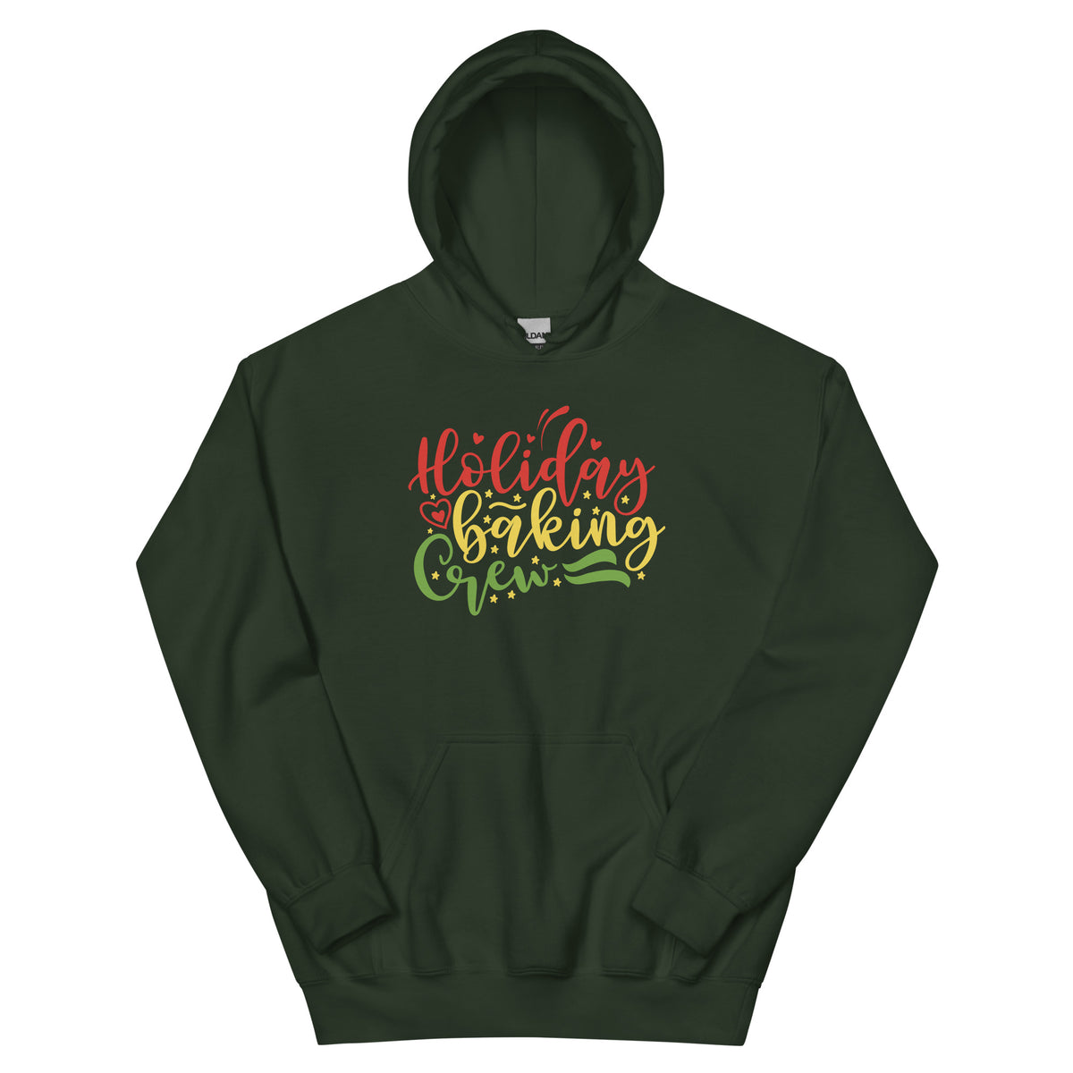 Holiday Baking Crew Christmas – Festive Script Unisex Hoodie