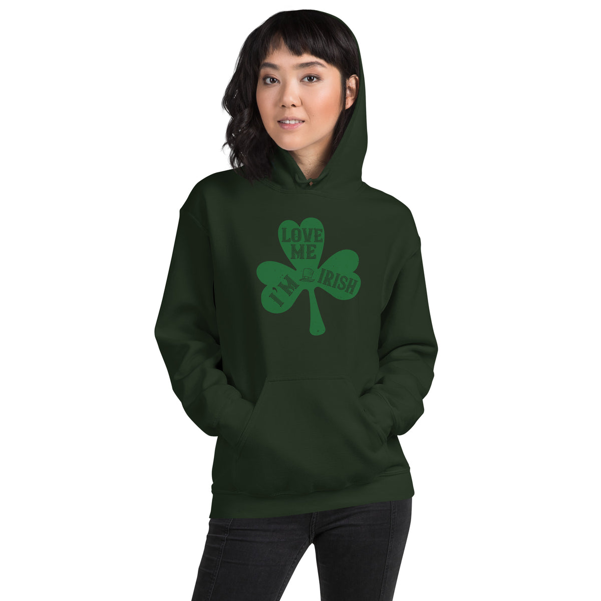 Love Me, I'm Irish St. Patrick's Day Unisex Hoodie