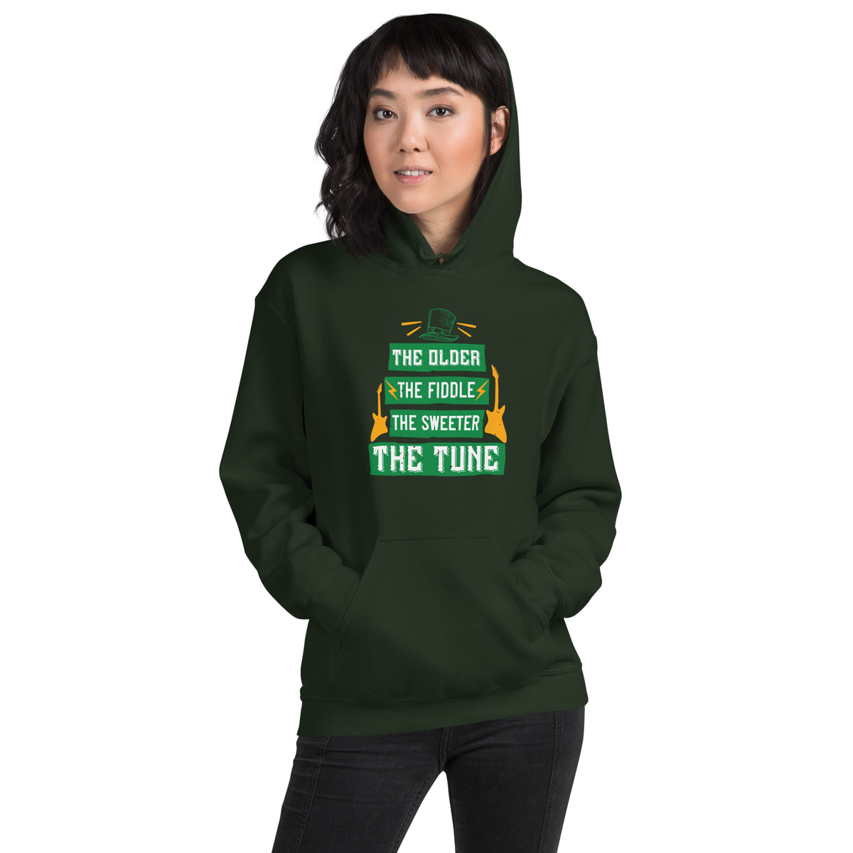 The Older the Fiddle, the Sweeter the Tune St. Patrick's Day Unisex Hoodie