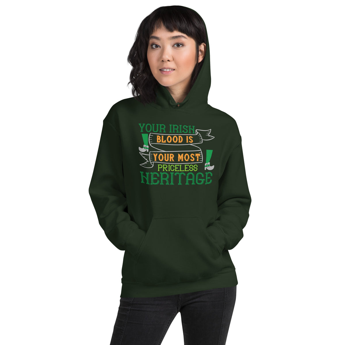 Your Irish Blood Is Your Most Priceless Heritage St. Patrick's Day Unisex Hoodie