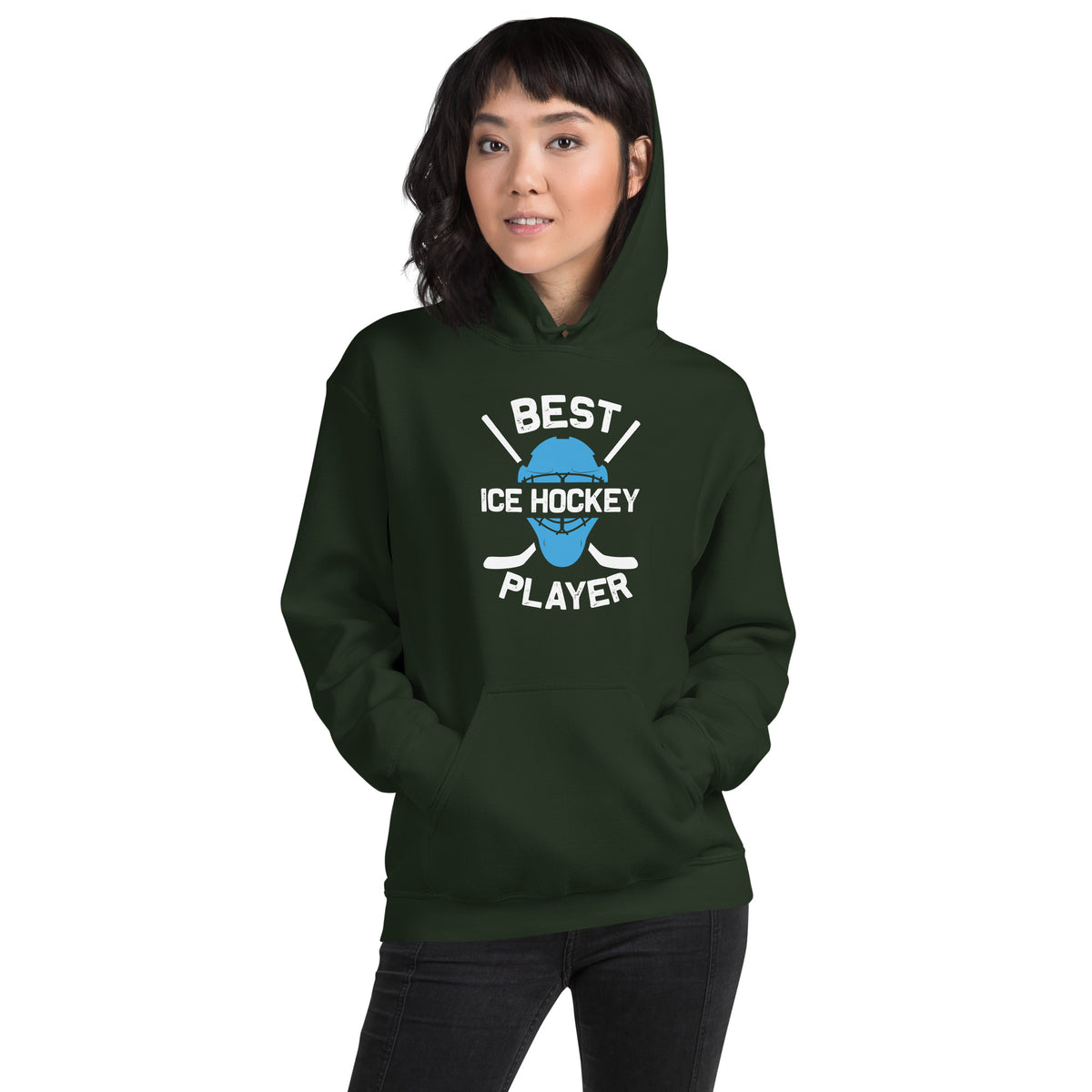 Best Ice Hockey Player Unisex Hoodie