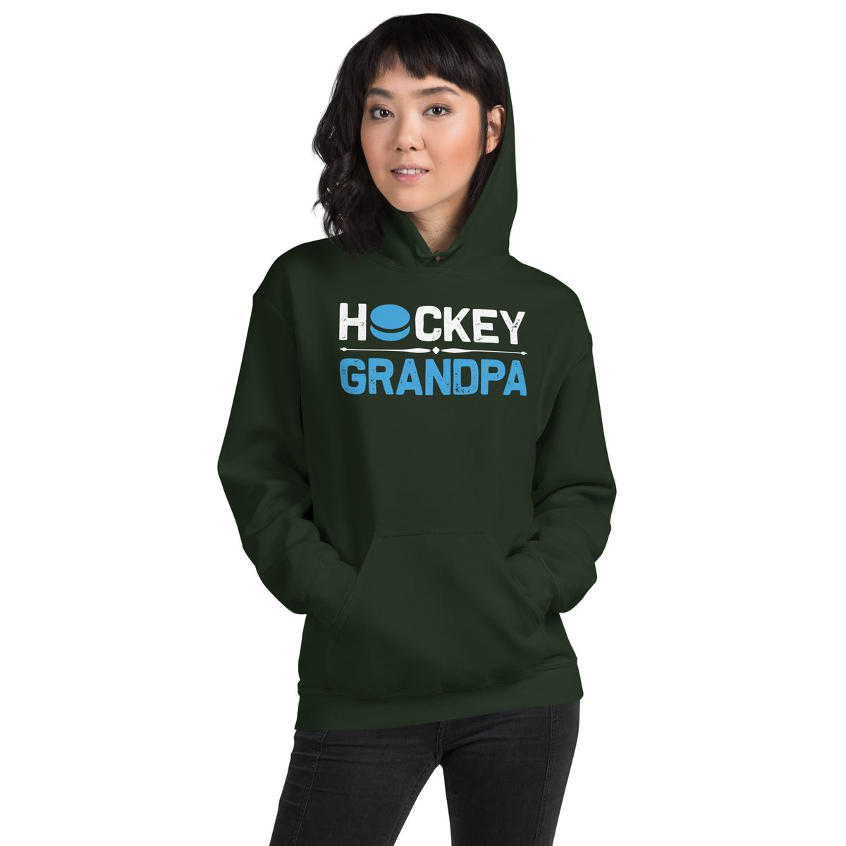Hockey Grandpa Unisex Hoodie