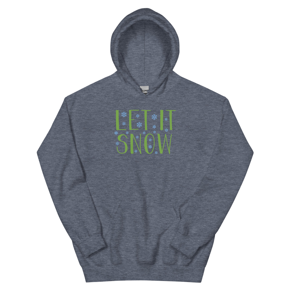Let It Snow Christmas – Snowflakes Unisex Hoodie
