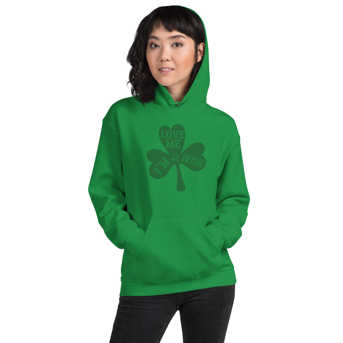 Love Me, I'm Irish St. Patrick's Day Unisex Hoodie