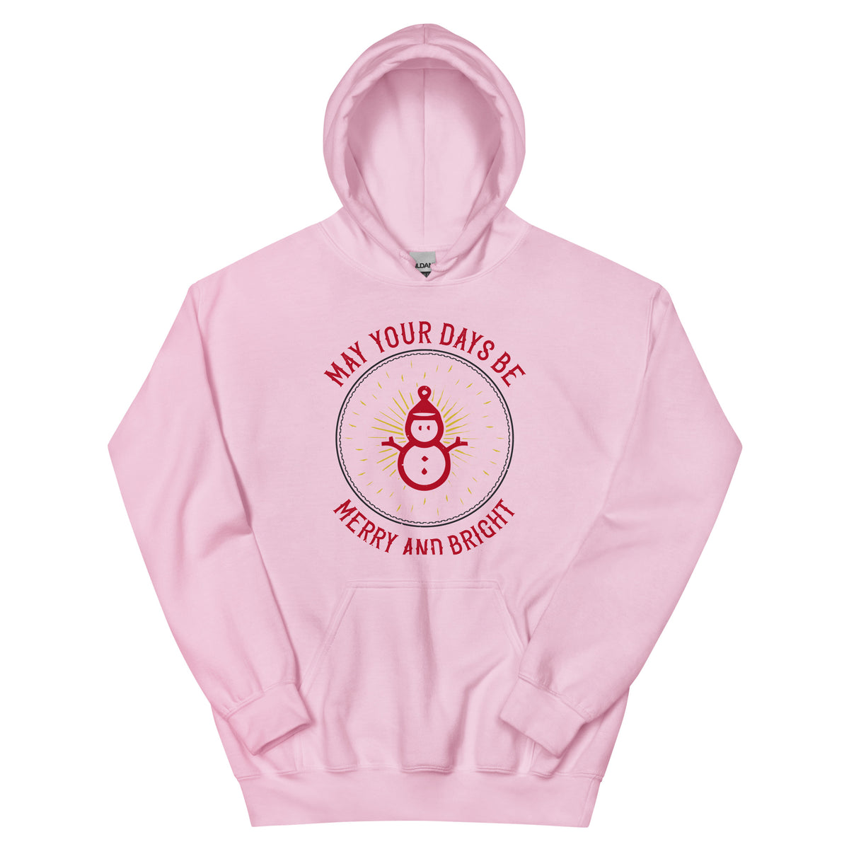May Your Days Be Merry and Bright Christmas Unisex Hoodie