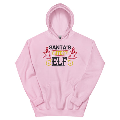 Santa's Cutest Elf Christmas Unisex Hoodie