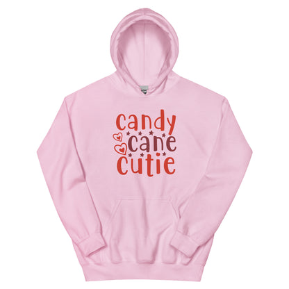 Candy Cane Cutie Christmas Unisex Hoodie