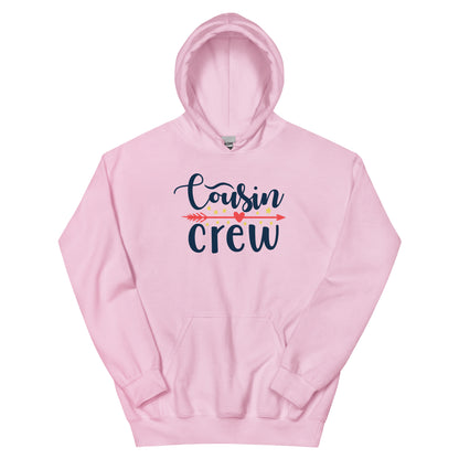 Cousin Crew Christmas – Arrow Script Unisex Hoodie