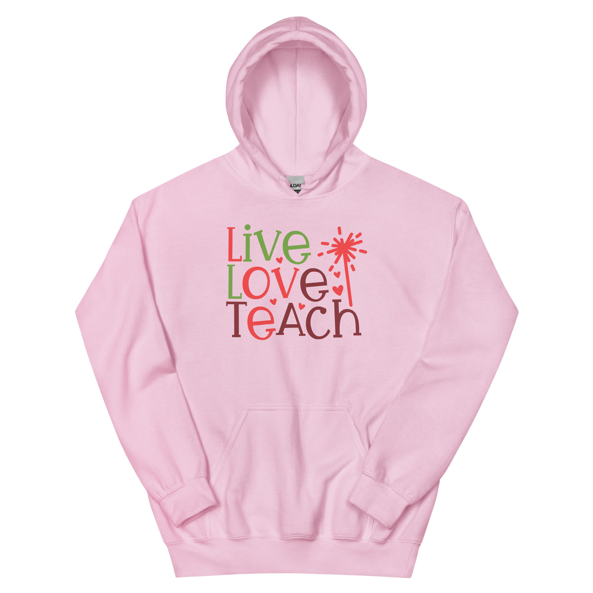 Live Love Teach Christmas – Sparkler Unisex Hoodie
