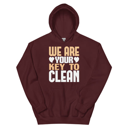 We Are Your Key to Clean Unisex Hoodie