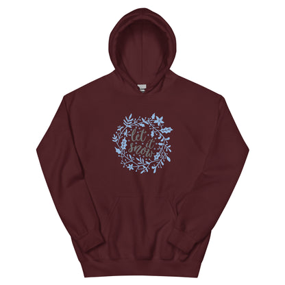 Let It Snow Christmas – Holly Wreath Unisex Hoodie