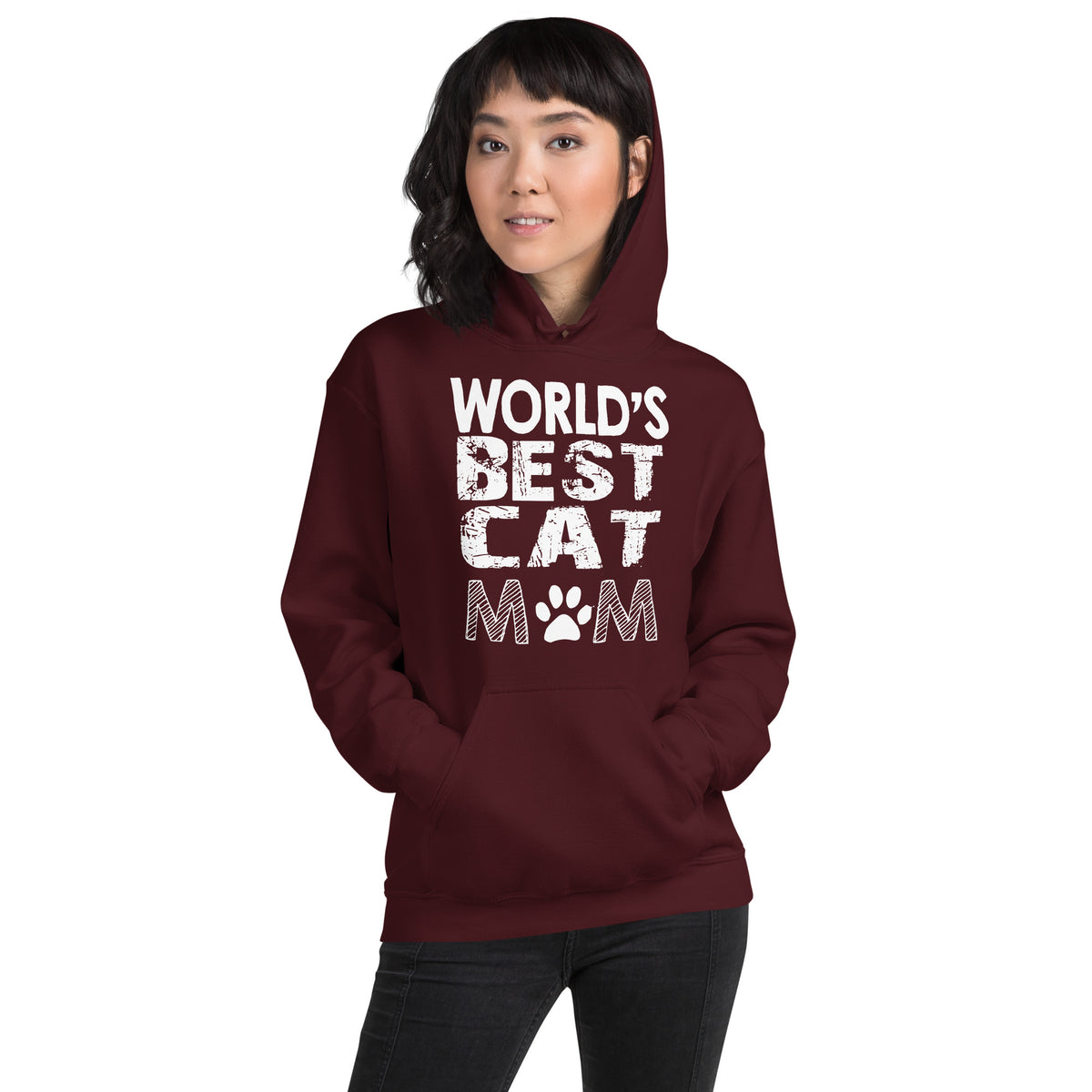 World's Best Cat Mom Unisex Hoodie
