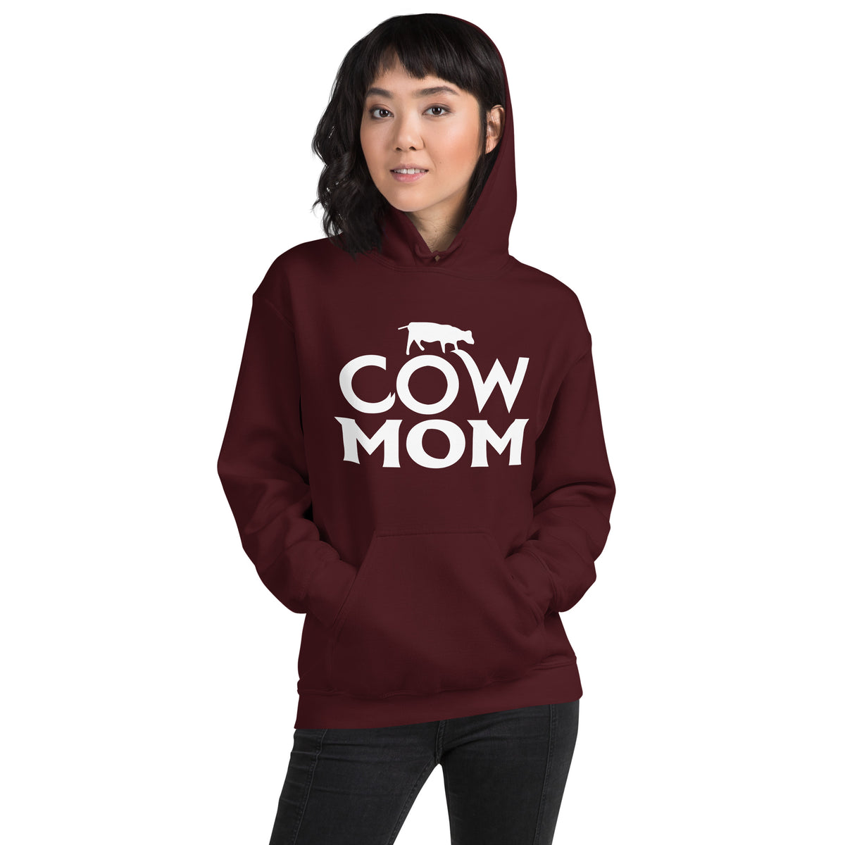 Cow Mom Unisex Hoodie