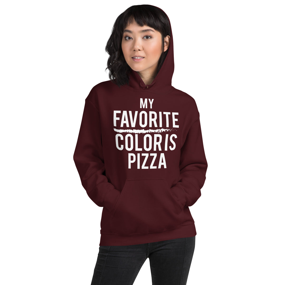 My Favorite Color Is Pizza Unisex Hoodie