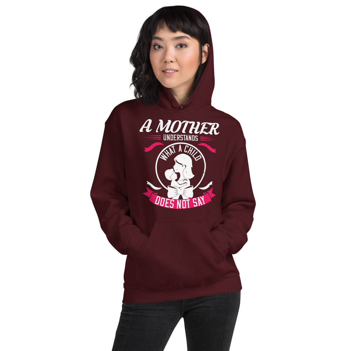 A Mother Understands What a Child Does Not Say – Mother and Child Unisex Hoodie