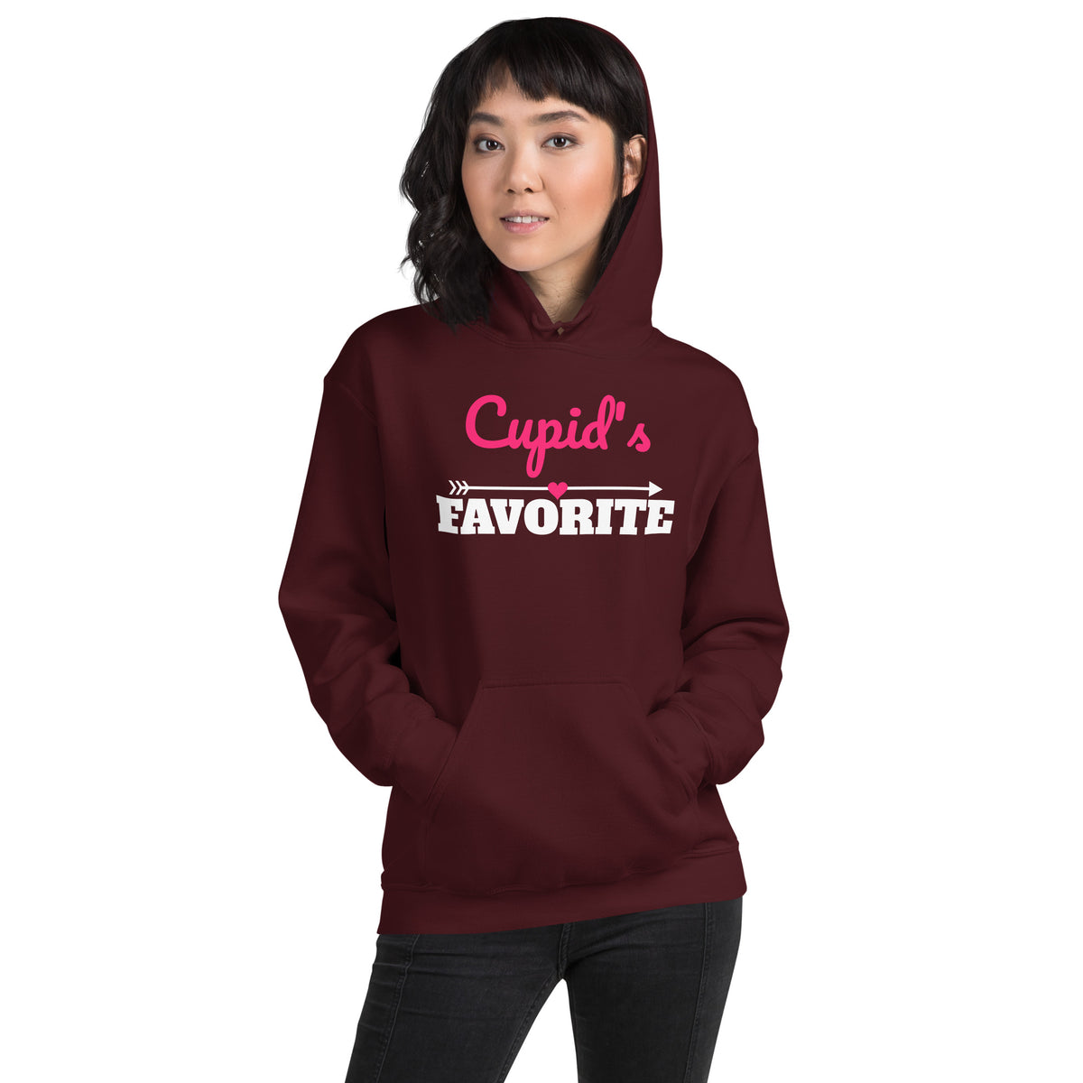 Cupid's Favorite Valentine's Day Unisex Hoodie