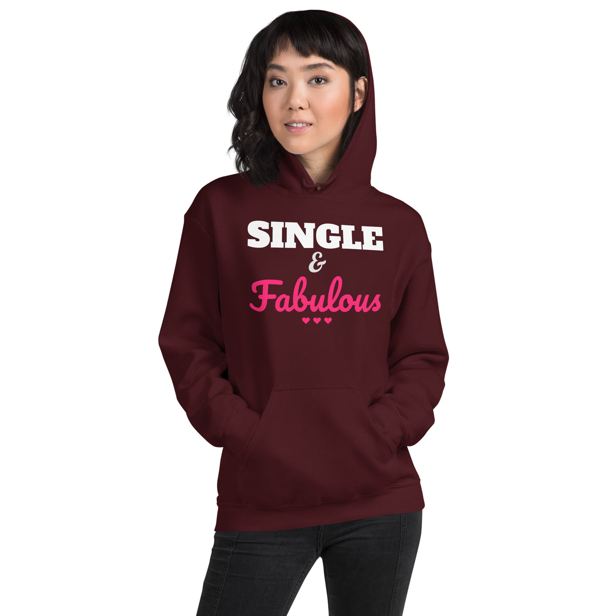 Single & Fabulous Valentine's Day Unisex Hoodie