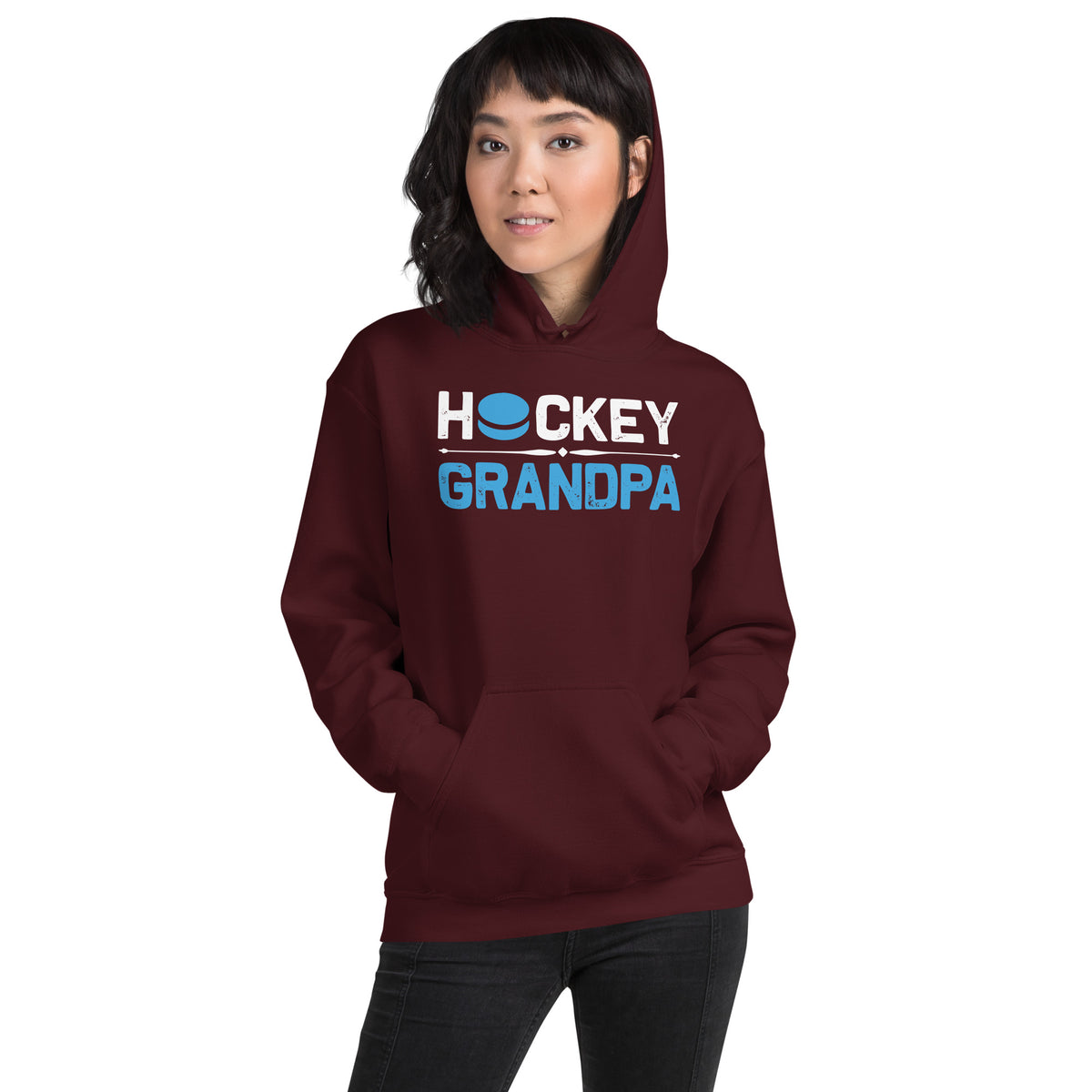 Hockey Grandpa Unisex Hoodie