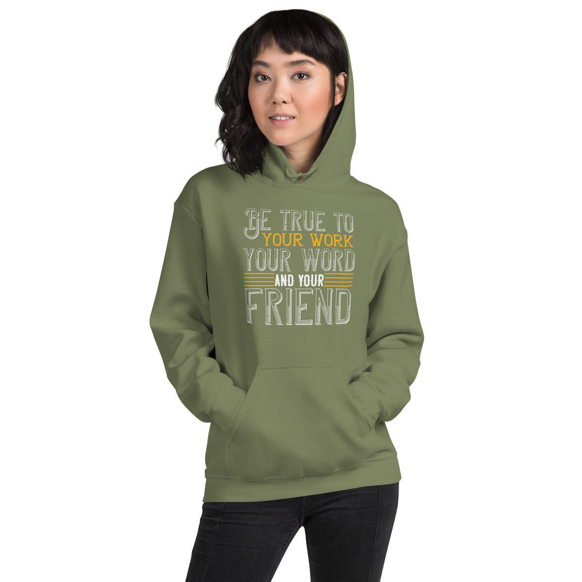 Be True to Your Work, Your Word and Your Friend St. Patrick's Day Unisex Hoodie