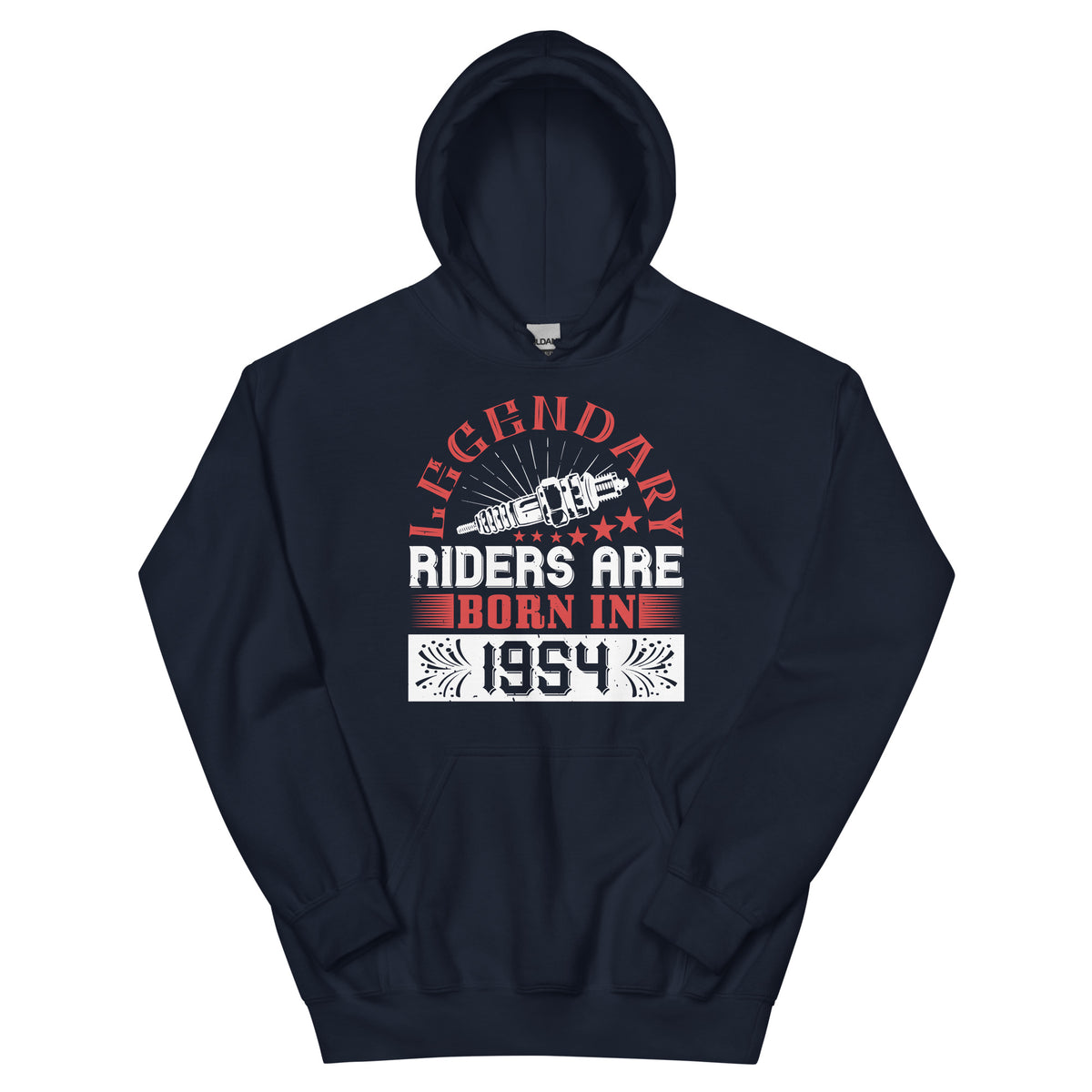 Legendary Riders Are Born in 1954 Unisex Hoodie