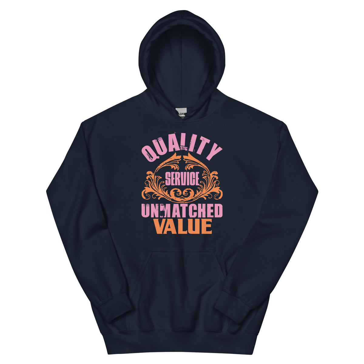 Quality Service, Unmatched Value Unisex Hoodie