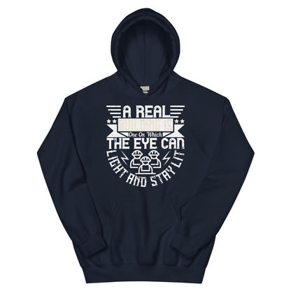 A Real Building Is One on Which the Eye Can Light and Stay Lit Unisex Hoodie