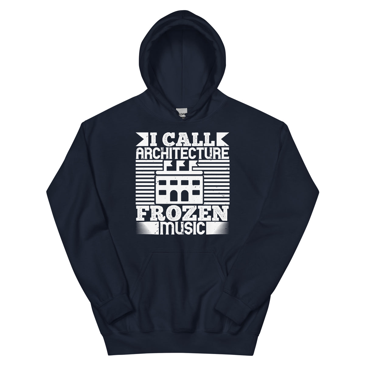 I Call Architecture Frozen Music Unisex Hoodie