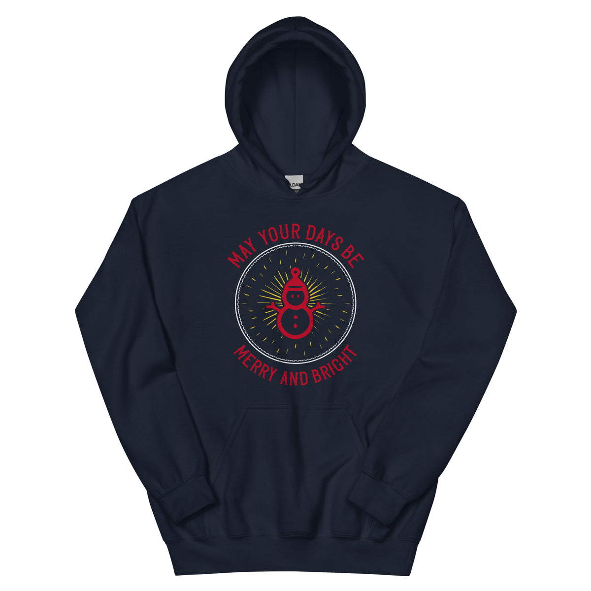 May Your Days Be Merry and Bright Christmas Unisex Hoodie