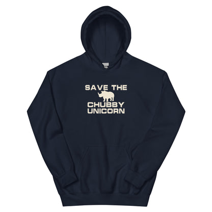 Save the Chubby Unicorn Unisex Hoodie