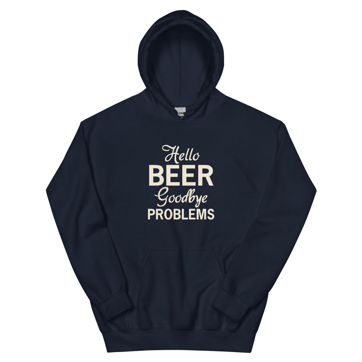 Hello Beer, Goodbye Problems Unisex Hoodie