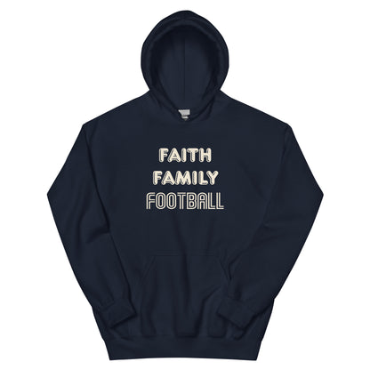 Faith Family Football Unisex Hoodie