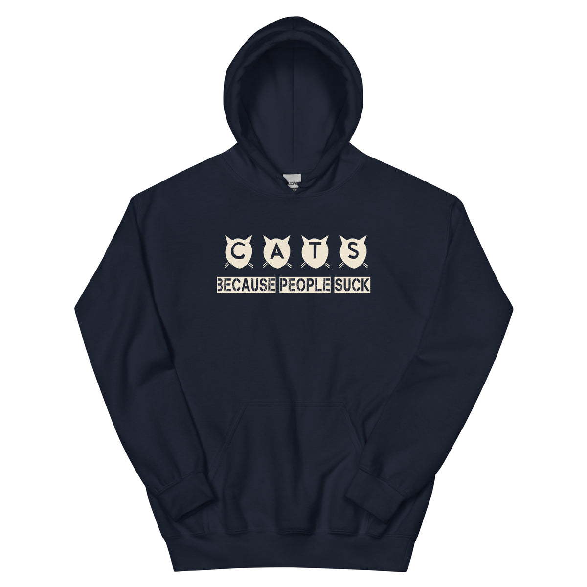 Cats Because People Suck Unisex Hoodie