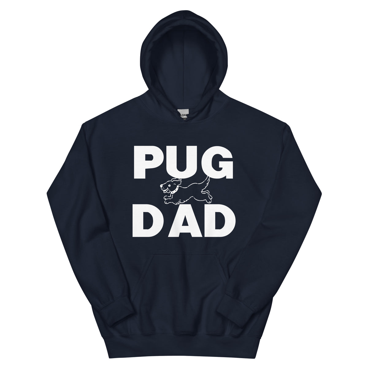 Pug Dad Unisex Hoodie