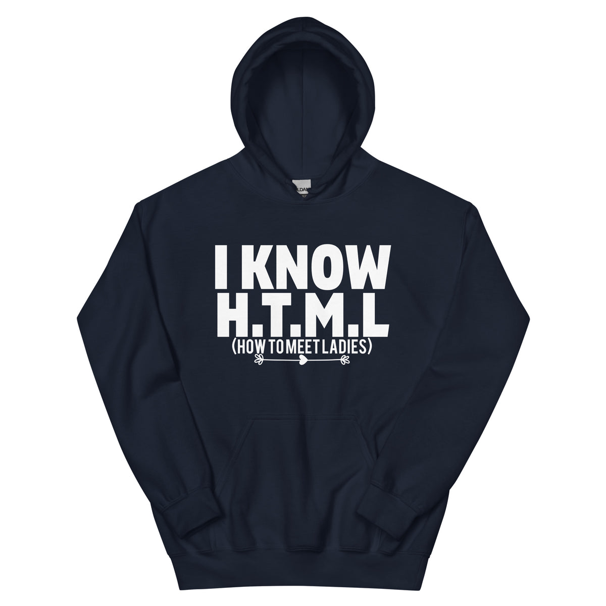 I Know H.T.M.L. How to Meet Ladies Unisex Hoodie