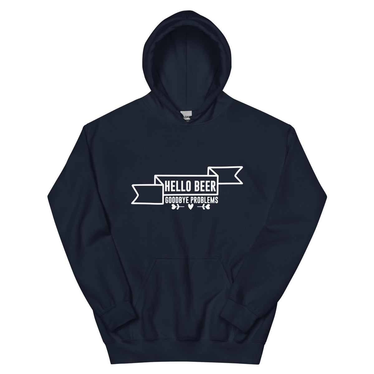Hello Beer, Goodbye Problems Unisex Hoodie
